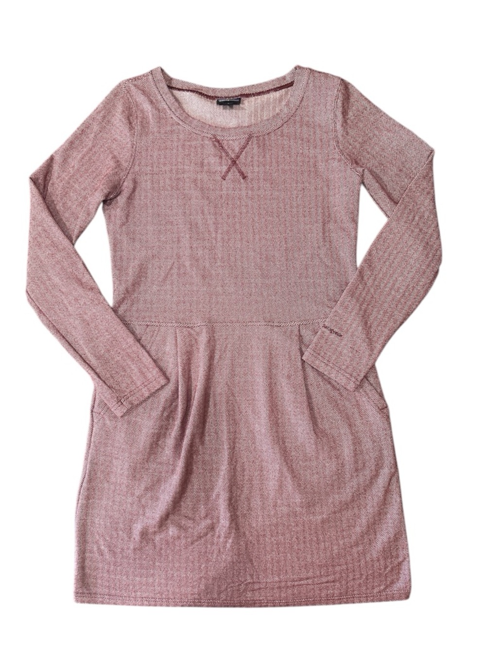 Patagonia Long Sleeve Knit Dress in Dusty Rose POCKETS! Size S
